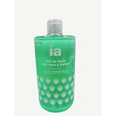 Imagen de Interapothek Gel de baño Aloe Vera y Bambú,750 ml [ calma e hidrata profundamente la piel]
