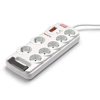 Imagen de Regleta Salicru SPS SAFE 7 Protectores eléctricos activos de última generación (7 Tomas Schuko)