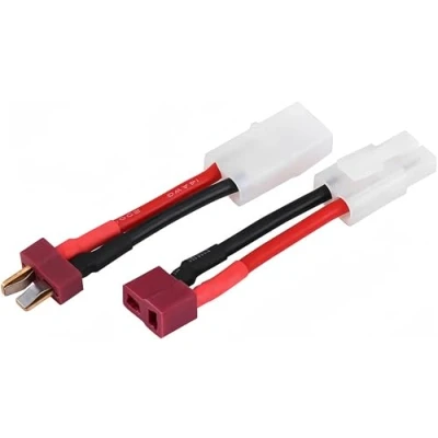 Imagen de Drfeify 2 Unids/Set T Plug Hembra/Macho Macho/Hembra Cable Adaptador 14 AWG Wire RC Accesorio