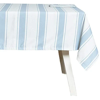 Imagen de Hogarys Juego Mantel mas Servilletas, Poliéster, Ordel Blue, 150_x_250cm