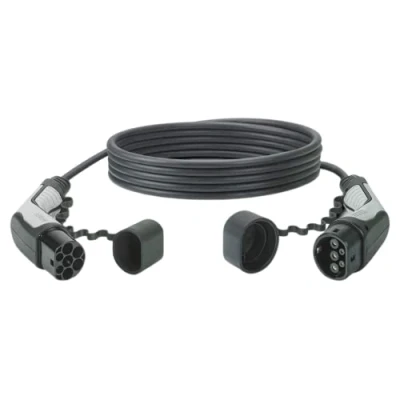 Imagen de PHOENIX CONTACT Cable de carga para coche eléctrico tipo 2 (modo 3) EV 1204137 e Auto híbrido a Ingeniería alemana Ergonómico y robusto I 1 fase 3,7 kW Negro