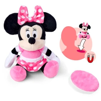 Imagen de Simba Peluche Minnie Mouse para Hombro 12 cm. Minie en Forma de magnético Llevar. Licencia Disney 100% Original, Apto Todas Las Edades (6315870461)