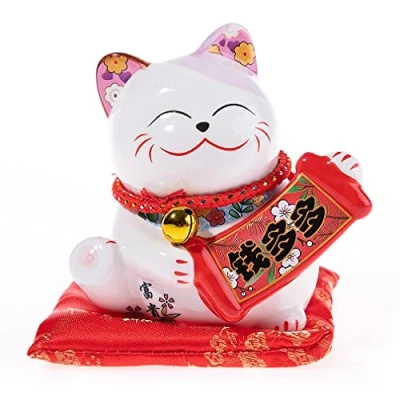Imagen de Gato japonés Kawayi Maneki Neko Amuleto de la Suerte