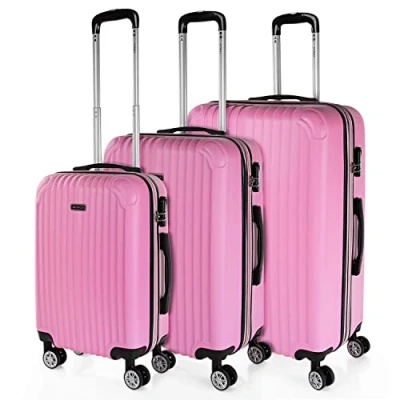 Imagen de Itaca SET of 3 Juego de maletas, Talla: One Size, Rosa