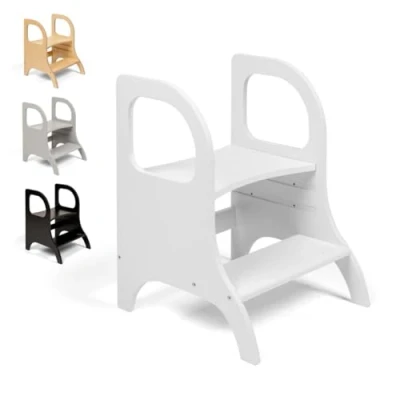 Imagen de Ette Tete MIIMO Taburete de Altura Regulable (Color Blanco)