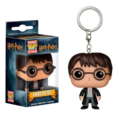 Imagen de POP Funko Pocket Keychain: Harry Potter Minifigura de Vinilo Coleccionable Llavero Original Relleno Calcetines Idea Regalo Mercancia Oficial Movies Fans