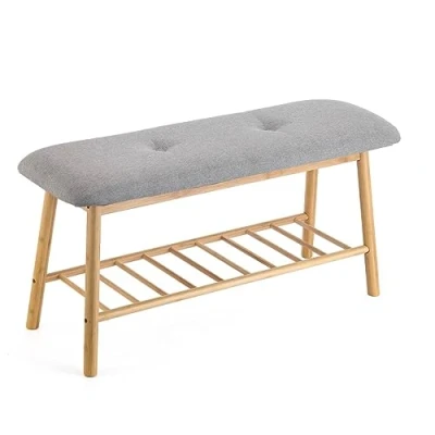 Imagen de Arcoroc Moa Banco Zapatero en Bambú, 90x30x45 cm