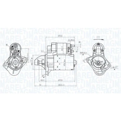 Imagen de Motor de arranque MAGNETI MARELLI 063725395010