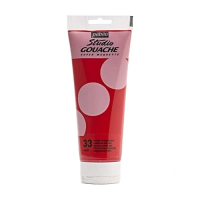 Imagen de Pébéo Studio Guache Pintura (220 ml), Color Rojo cadmio