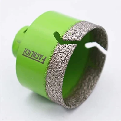 Imagen de FACHLICH Broca de Diamante,68mm M14 Vacío Soldadura para Perforación en Seco Porcelana Azulejo Granito Mármol