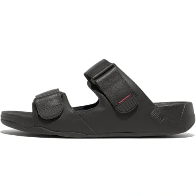 Imagen de FitFlop Gogh Moc Slide, Sandalias de Punta Descubierta Hombre, Negro (Black 001), 46 EU