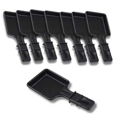 Imagen de Sartenes de raspador antiadherentes, juego 1 a 12 Mini cuadrado Compatible con dispositivo Tefal Diseño ergonómico y fácil limpiar SOS ACCESORIO (paquete 8)