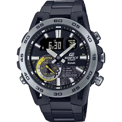 Imagen de Casio Reloj Cuarzo Hombre 52.00mm con dial Analógico Negro y Correa de Plastic/Resin Bracelet ECB 40DC 1AEF