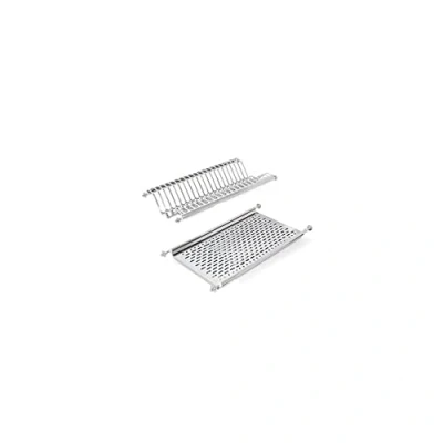 Imagen de EMUCA Escurridor de Platos y Vasos para Muebles Cocina 60 cm ancho, anchura interior módulo 535 570 mm, Acero Inoxidable