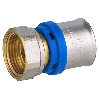 Imagen de Racor recto Hembra tuerca libre 3/4 multicapa prensar Ø26 QUICK PLOMBERIE