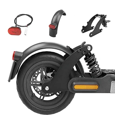 Imagen de Fututech Kit suspensión Trasera scooter eléctrico para Xiaomi M365 1S Essential Lite Amortiguador Guardabarros Luz Accesorios Patinetes Modificación (Negro EL)