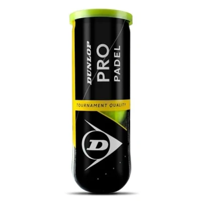 Imagen de DUNLOP Pro Padel Pelotas de pádel para competiciones y torneos (Lata 1x3)