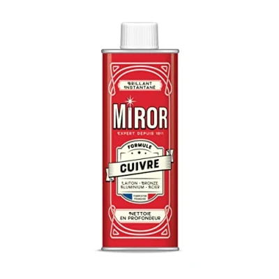 Imagen de Miror Cobre Limpiador Metales Cobre, Latón, Bronce, Aluminio y Acero Bidón 250 ml