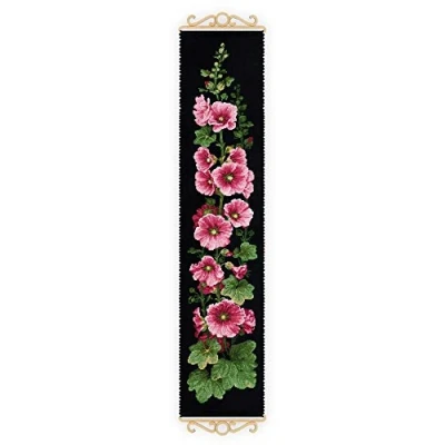 Imagen de Riolis 1612 Mallow Cross Stitch Kit, algodón, Multi de Color, 19 x 90 0, 1 cm