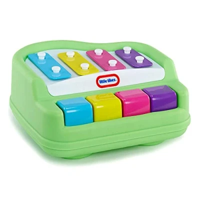 Imagen de Little Tikes Tap A Tune Piano Teclas Fáciles de Presionar Primer Instrumento Ideal Promueve la Coordinación Manual Visual y Las Habilidades Motoras Finas, Multicolor (MGA Entertainment 642999)