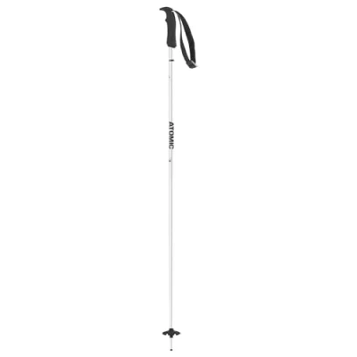 Imagen de Atomic 1 Par de bastones esquí All Mountain, Unisex, 115 cm, Aluminio, AMT, Blanco, AJ5005624115
