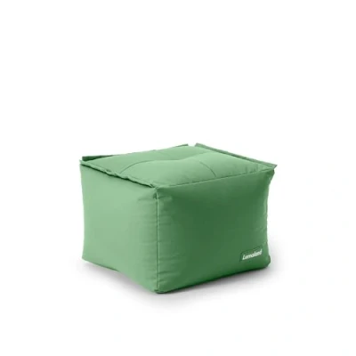 Imagen de Lumaland puf modular Taburete individual extensible y ligero muebles lavables e impermeables para interiores jardín interior exterior 54 x cm [verde pastel]