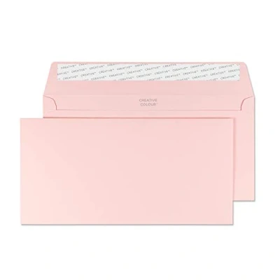 Imagen de Creativo color DL 114 x 229 mm Wallet Peel and Seal Sobre para bebé (25 unidades), rosa