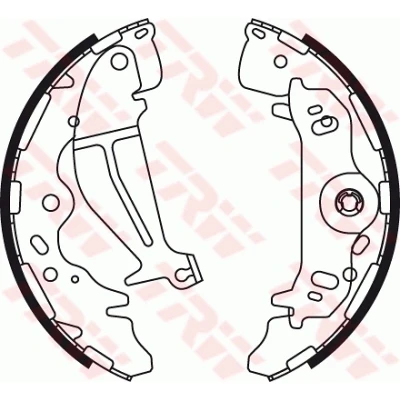 Imagen de TRW GS8774 Zapatas de Freno 294 54 MANDO HYUNDAI: H 1 / Starex MPV, Furgón