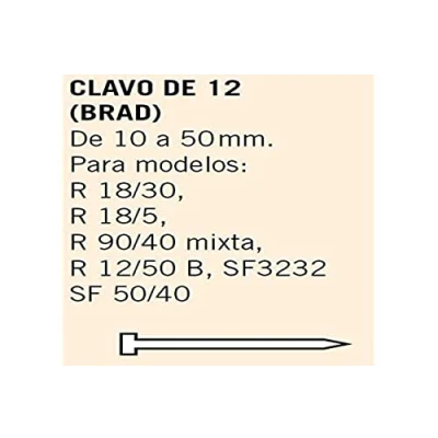 Imagen de Cevik MCBRAD14 25 Clavo de 14 Largo mm. Caja 4 Millares
