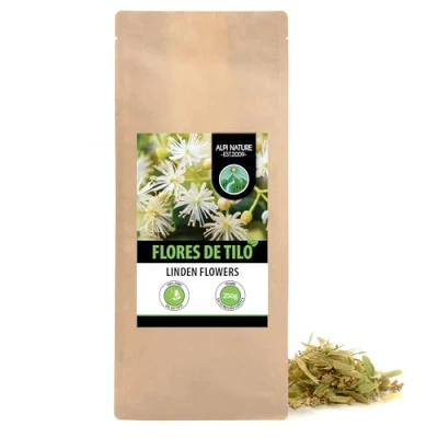 Imagen de té de flor tilo (250g), seco, 100% natural, sin aditivos