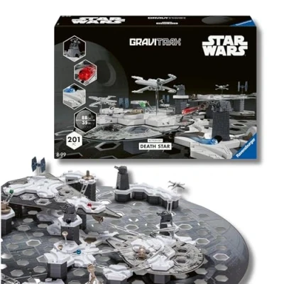 Imagen de Ravensburger Star Wars Deathstar, Set de iniciación Bolas, Pista canicas y Juguetes Construcción a Partir 8 Años, Accesorios GraviTrax, Color Negro
