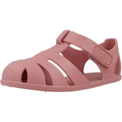 Imagen de Cangrejeras Infantil Igor Velcro Nemo Solid Rosa