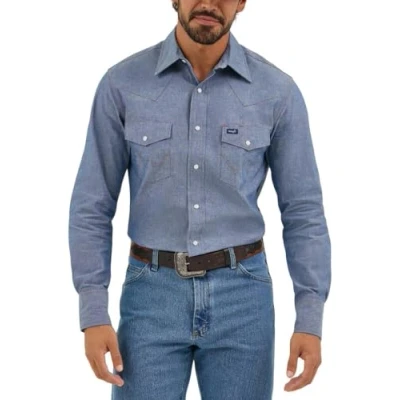 Imagen de Wrangler Camisa para Hombre, Azul L