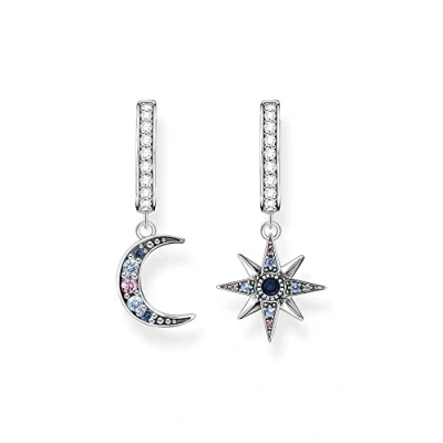 Imagen de Thomas Sabo Pendientes de aro para mujer plata 925 y cristal 32019569, 2,9cm, Plata, Cubic Zirconia,