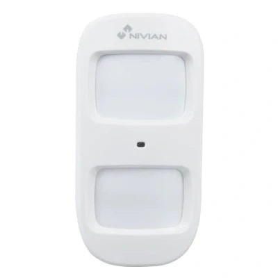 Imagen de Nivian Detector de Movimiento inalámbrico Compatible con Alarma Apto para InteriorInmune a Mascotas hasta 20KgAmplia Cobertura Tamper Anti sabotaje Fácil instalación sin Necesidad Cables