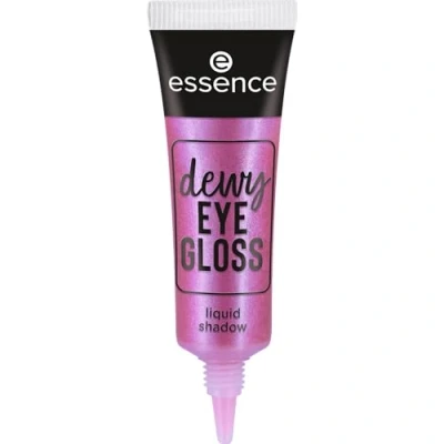 Imagen de Esence Dewy Eye Gloss Liquid Shadow Sombra de ojos n.º 02, color rojo, suave, radiante fresca, vegana, sin nanopartículas, perfume, aceite, 1 unidad (8 ml)