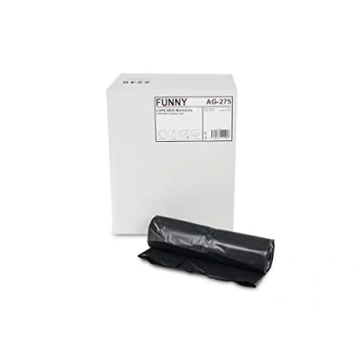 Imagen de Funny Bolsas de basura polietileno baja densidad (PEBD, 240 l capacidad, tipo 100 extra, 1 rollo 75 unidades), color negro