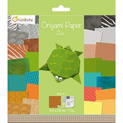 Imagen de Avenue Mandarine Zoo de papel para Origami, multicolor
