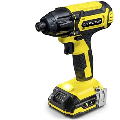 Imagen de TROTEC Destornillador de Impacto con Bateria PIDS 10 20V, 3.600 r.p.m, Lámpara trabajo LED, Batería múltiple Flexpower 20 V, Adaptador puntas, Cargador rápido