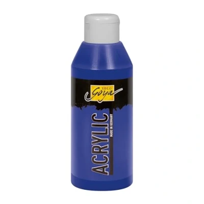 Imagen de KREUL 84215 Solo Goya Azul Cobalto, Frasco 250 ml, Pintura acrílica cremosa y versátil en Calidad de Estudio, a Base Agua, Secado rápido Mate, Buena cubrición, Blue,