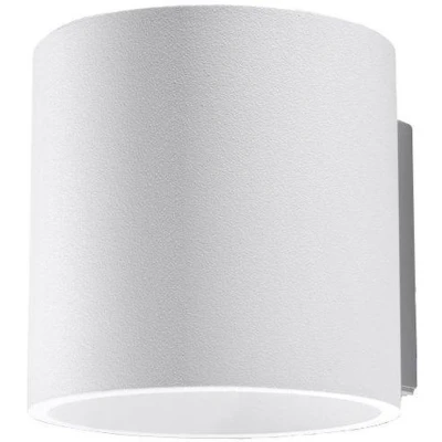 Imagen de SOLLUX lighting Orbis Downlight Lámpara De Pared Diseño Moderno Con Forma Cilíndrica Fabricado En Aluminio 1 Bombilla G9 Reemplazable Blanco, 10 x 12 cm