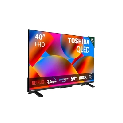 Imagen de Toshiba 40QV2F63DG Smart TV de 40&quot; QLED, con Resolución Full HD (1920 x 1080), HDR, Compatible Asistente Voz Alexa, Bluetooth