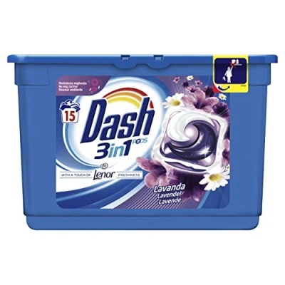Imagen de Dash Pods para colada con aroma a lavanda, alto poder Limpieza [2 paquetes]