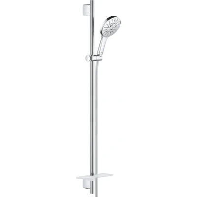 Imagen de Grohe 26579LS0 Rainshower 130 SmartActive Barra de Ducha (3 Tipos Chorro), Color Blanco, Moon White, mm / 900