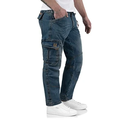 Imagen de Timezone Benito TZ 3387 Pantalones vaqueros para hombre, color azul Scrub Blue Wash 31W x 32L
