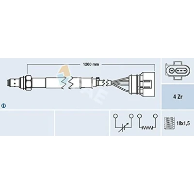 Imagen de Sonda lambda FAE 77460