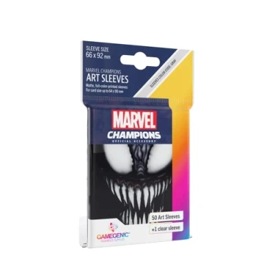 Imagen de Gamegenic, Juego Marvel Champions Sleeves Venom Multilenguaje (Incluye Español)