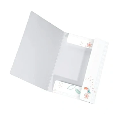 Imagen de carpeta original Falken para niños, fabricada en cartón extrafuerte con 3 solapas y banda elástica DIN A3, de dibujo almacenamiento la selva escuela.