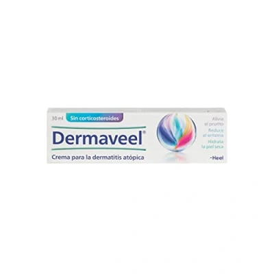 Imagen de Heel Dermaveel Crema para la Dermatitis Atópica, con Ectoína, Extracto de Corteza Avellano y Lamelar, Alivia el Picor, Reduce Inflamación e Hidrata 30 ml