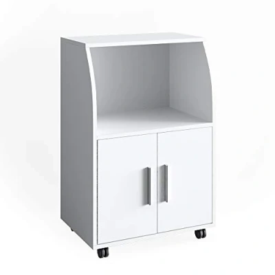 Imagen de Vicco Mueble con Ruedas Elio, Blanco, 55 x 83 cm